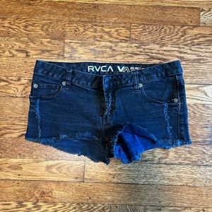 RVCA Black Denim Shorts